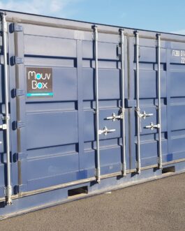 Contenitore BOX allestito 20′ Open-Side