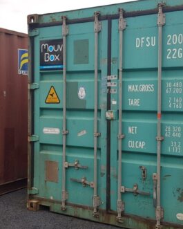 20′ DRY classe A container