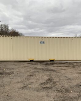 Nuovo container 40 piedi per spedizioni/deposito Standar a doppia porta – a tenuta di vento e acqua- BEIGE 40′ x 8′ x 8,5′ di altezza