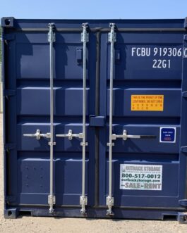 Nuovo container per spedizioni-/magazzino – BLU- alto 10′ x 8′ x 8,5′ – a tenuta di vento e acqua –