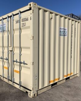 10′ x 8′ x 8,5′ di altezza – Contenitore per spedizioni/stoccaggio nuovo – a tenuta di vento e acqua – BEIGE (Copy)