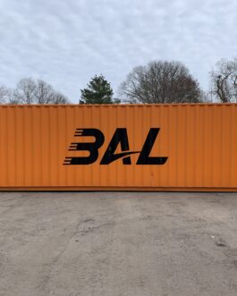 Nuovo container standard da 40 piedi per la spedizione e lo stoccaggio a Orange