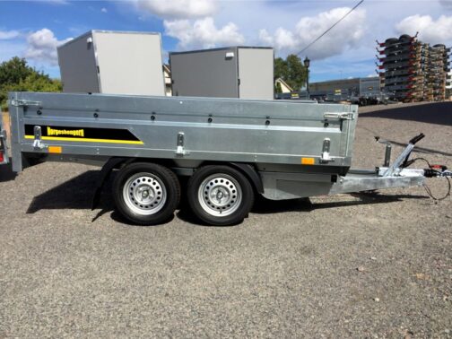 Rimorchio norvegese Nordica 1300 Kg Boggi. 263 x 144 x 40