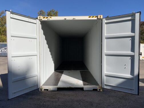 Nuovo container standard da 30 piedi per la spedizione e lo stoccaggio  - Bianco - Image 18