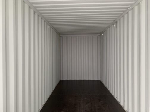 Nuovo container standard da 30 piedi per la spedizione e lo stoccaggio  - Bianco - Image 7