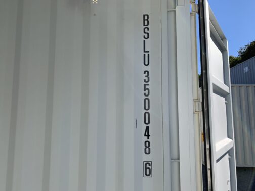 Nuovo container standard da 30 piedi per la spedizione e lo stoccaggio  - Bianco - Image 2