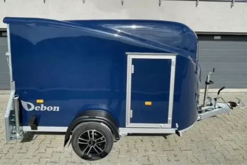 Rimorchio Debon Cargo 1300 Blue Pullman Sospensione Porta laterale - Image 5