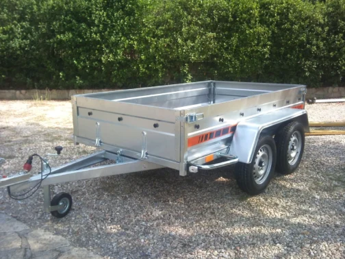 Rimorchio bagagli boro 2 assi 750 kg - Guida senza patente E