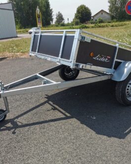 Rimorchio Lider Wood 39440 a 1 asse con capacità di 750 kg