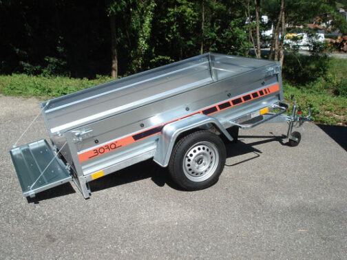 Rimorchio bagagli boro 2 assi 750 kg - Guida senza patente E - Image 3