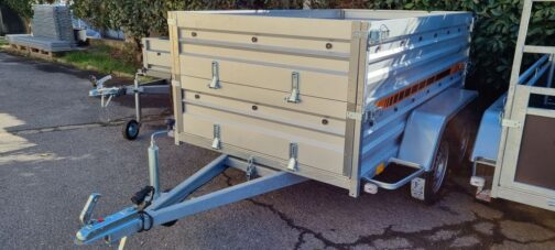 Rimorchio per bagagli Jalon a due assi, portata 750 kg