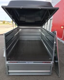 Rimorchio Lider Florence con cappa e doppie sponde 750Kg
