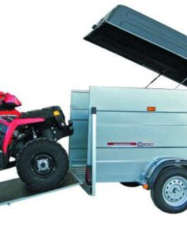 Rimorchio per furgoni Cresci PT6F con freni – Capacità 750 kg