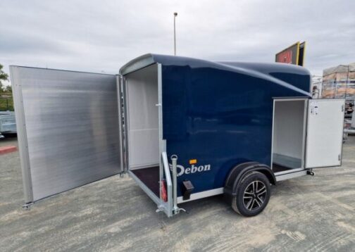 Rimorchio Debon Cargo 1300 Blue Pullman Sospensione Porta laterale - Image 4