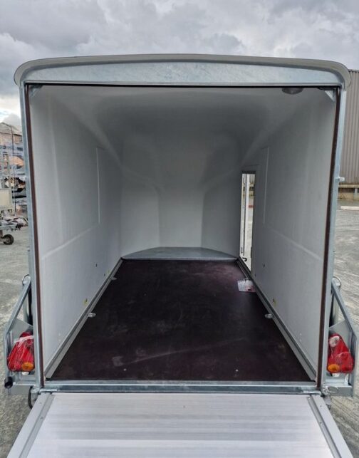 Rimorchio Debon Cargo 1300 Blue Pullman Sospensione Porta laterale - Image 2
